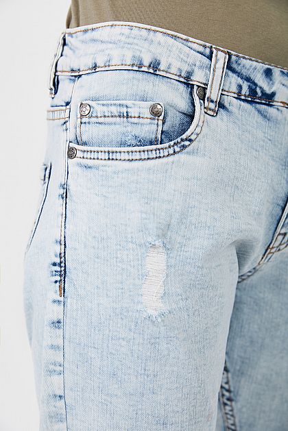 Длинные джинсовые шорты Баон Baon B321007