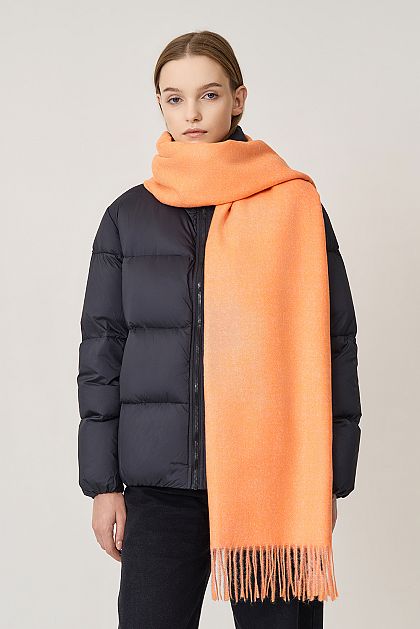 Оранжевое пальто (75 фото): с чем носить пальто оранжевого цвета