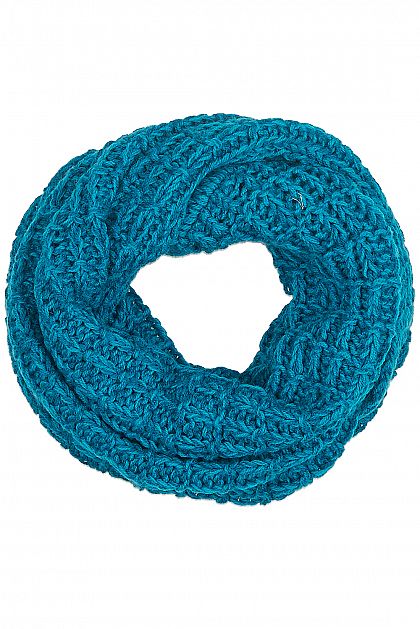 Яркий шарф-снуд с шерстью B358557
