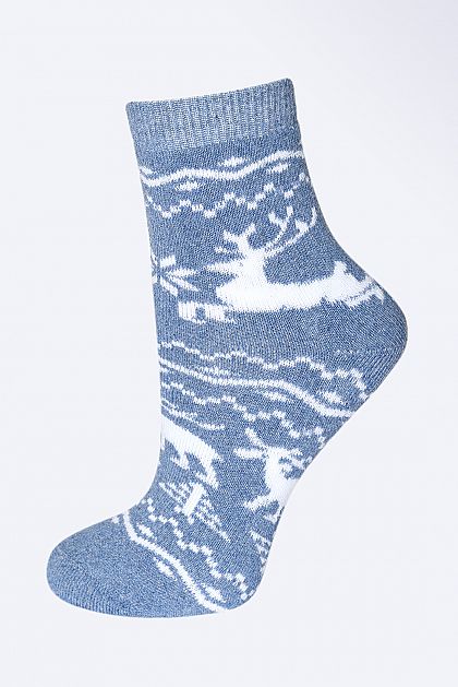 Махровые носки с оленями B399521