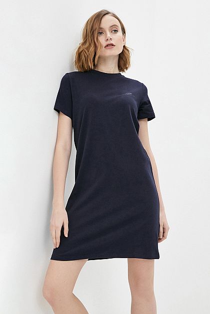 Трикотажное платье-футболка B451033