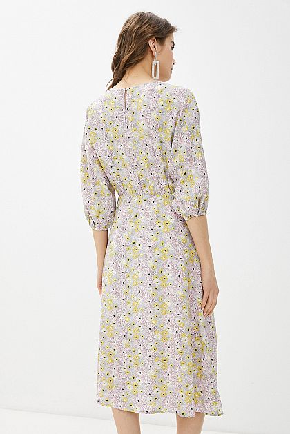 Платье-миди с цветочным узором B451100