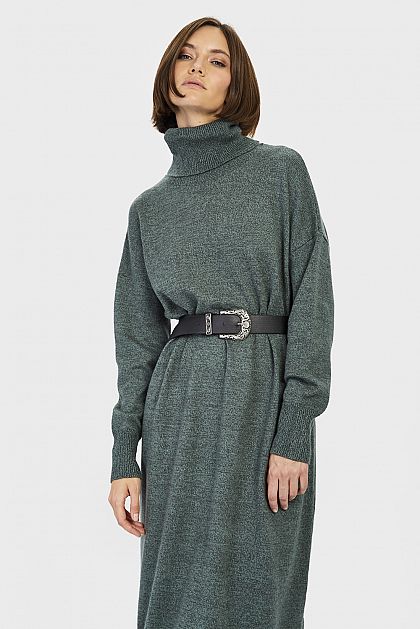 Платье-свитер с ангорой B451502