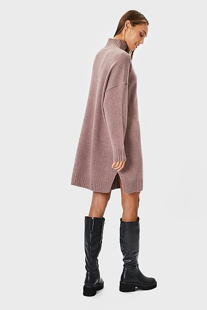 Платье-свитер с шерстью B451535
