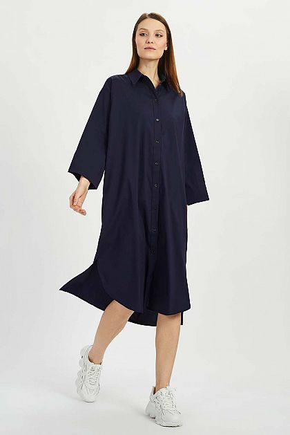 Платье-рубашка в стиле оверсайз B4522017