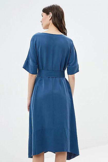 Платье с модным поясом B459060