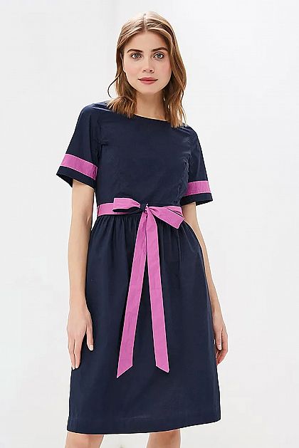Платье с контрастной отделкой Баон Baon B459062