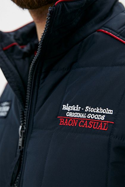Куртка-бомбер с яркой отделкой Баон Baon B530048