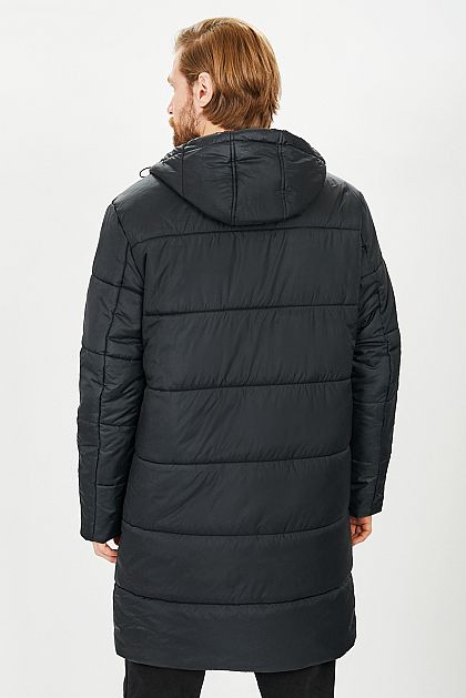 Удлинённая куртка с капюшоном B531509