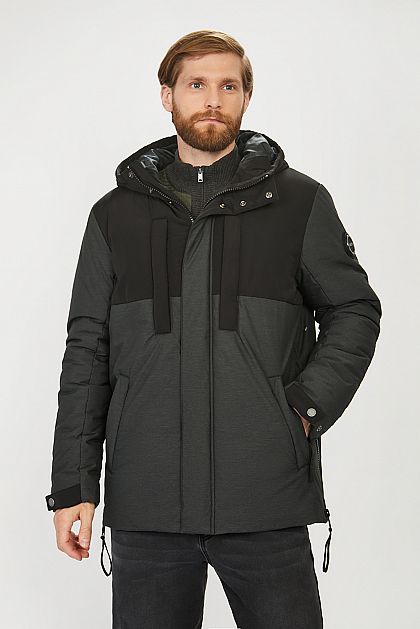 Куртка из комбинированных материалов B531523