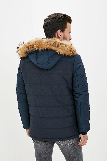 Куртка с мехом из комбинированных материалов Баон Baon B539515