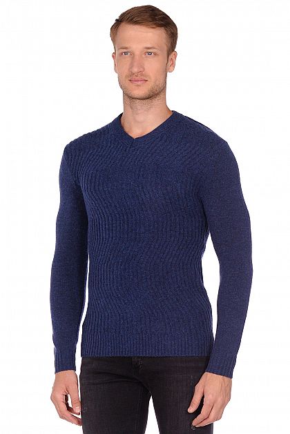 Пуловер с волнистым рисунком B638570