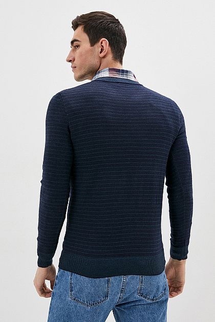 Пуловер с рельефными полосками Баон Baon B639502