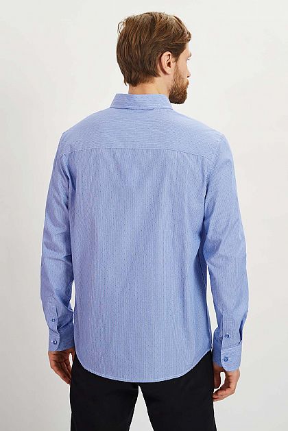 Классическая рубашка с мелким узором Баон Baon B6622001