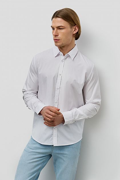Белая рубашка  Баон Baon B6622008