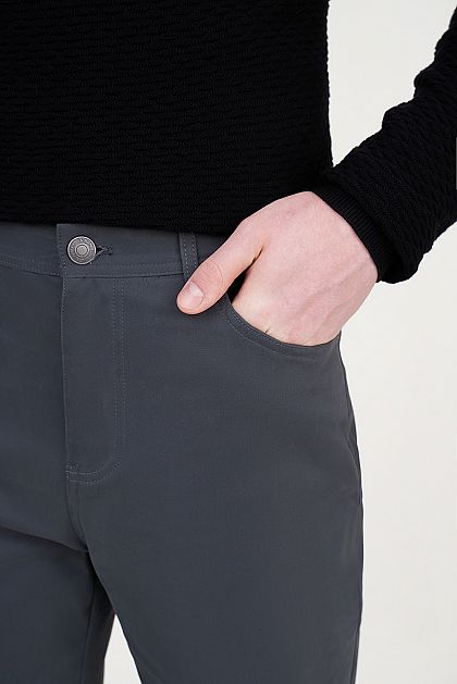 Зауженные брюки из плотной ткани Баон Baon B7923509