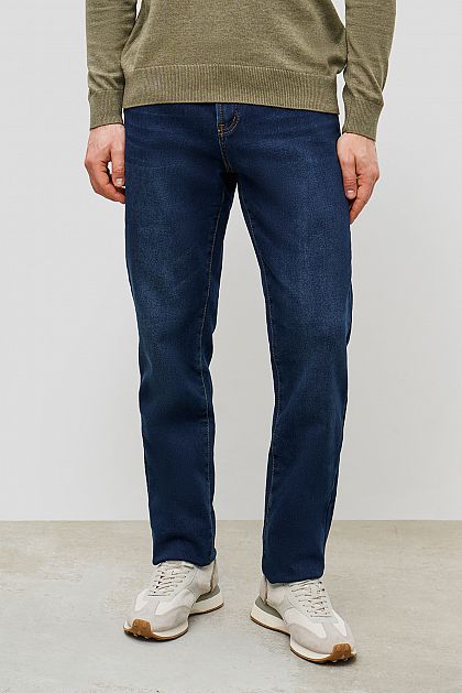 Утеплённые джинсы (бондинг) B801504