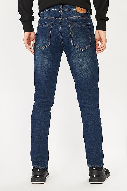 Утеплённые джинсы (бондинг) B801506