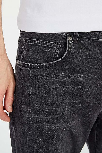 Тёмно-серые джинсы слим Баон Baon B8022011