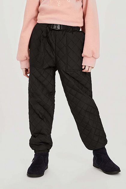 Утеплённые брюки для девочки BK091503