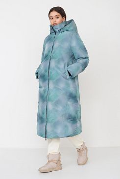 Baon, Пуховое пальто From Teriberka to Kamchatka B0223520, MISTYCOLIBRIPRINTED