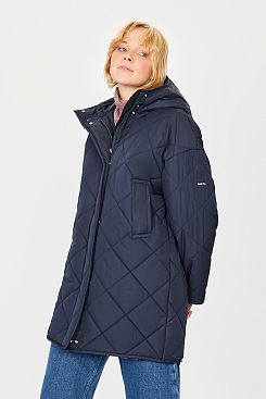 Baon, Стёганая куртка с капюшоном B031501, DARKNAVY