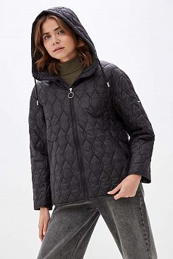 Baon, Куртка с оригинальной простёжкой B031515, BLACK