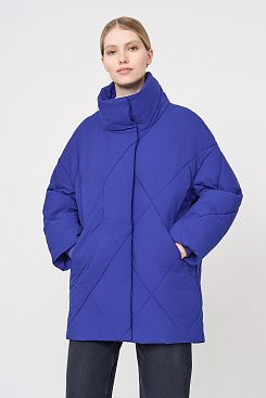 Baon, Куртка оверсайз с крупной простёжкой B0323536, BRIGHTBLUE