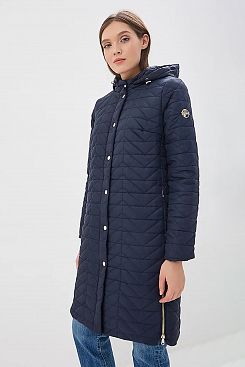 Baon, Куртка с геометрической простёжкой B039039, DARKNAVY