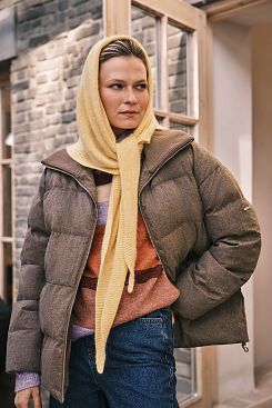 Модная женская куртка в стиле печворк