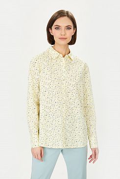 Baon, Рубашка с цветочным принтом B171002, LIGHTYELLOWPRINTED