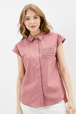 Baon, Рубашка с бусинами B191019, OLDROSE
