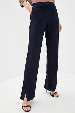 Baon, Широкие брюки с разрезами B290023, DARKNAVY