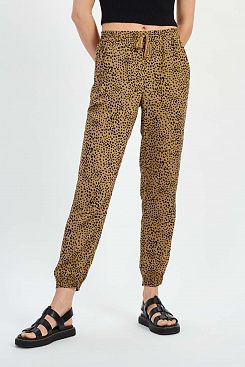 Baon, Летние брюки-шаровары с принтом B291020, DUSTYBRONZEPRINTED
