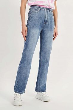 Baon, Прямые джинсы B3022005, LIGHTBLUEDENIM