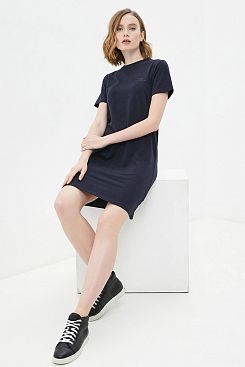Baon, Трикотажное платье-футболка B451033, DARKNAVY