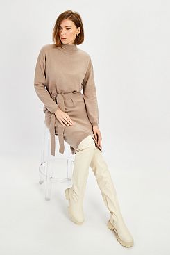 Baon, Платье-свитер с поясом B451505, DRYPINE