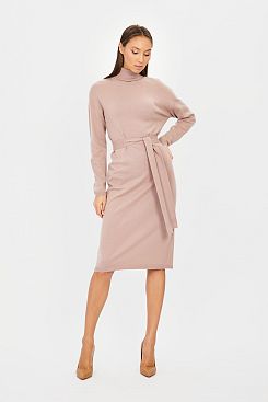 Baon, Платье-свитер с поясом B451505, QUAIL