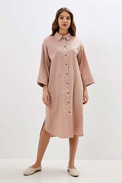 Baon, Платье-рубашка в стиле оверсайз B4522017, NIGHTSALMON