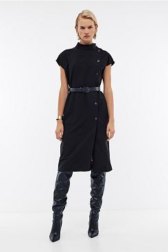 Baon, Платье  B4524017, BLACK