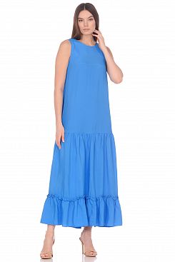 Baon, Длинное свободное платье B459055, HAWAIIANBLUE