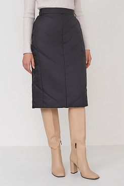 Baon, Утеплённая юбка-карандаш B4723509, BLACK
