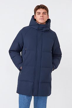 Baon, Удлинённое пуховое пальто B5023526, DEEPNAVY