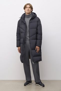 Baon, Длинное пуховое пальто WHY NOT B5223508, BLACK