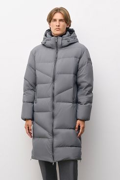 Baon, Длинное пуховое пальто WHY NOT B5223508, SMOKYPEARL