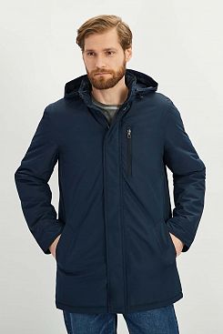 Baon, Удлинённая куртка с капюшоном B5322031, DEEPNAVY