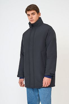 Baon, Удлинённая куртка со скрытым капюшоном B5323515, BLACK