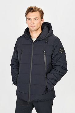 Baon, Куртка (эко пух) с капюшоном B541501, BLACK