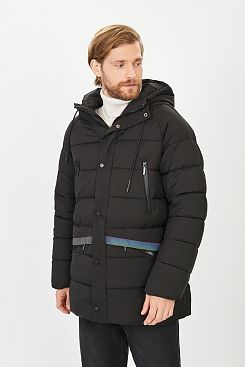 Baon, Куртка со светоотражающими деталями (эко пух)  B541511, BLACK