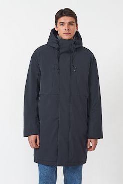 Baon, Пальто с экопухом B5723501, BLACK